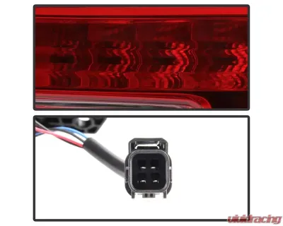 Xtune OE Outer Right Passenger Side Tail Lights With Red Clear Lens Honda Accord 2018-2020 - ALT-JH-HA18-OE-OR