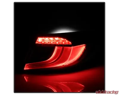 Xtune OE Outer Right Passenger Side Tail Lights With Red Clear Lens Honda Accord 2018-2020 - ALT-JH-HA18-OE-OR