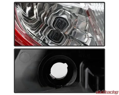 Xtune OE Left Driver Side Tail Lights With Red Clear Lens Honda Civic 2016 - ALT-JH-HC164D-OE-L