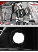 Xtune OE Left Driver Side Tail Lights With Red Clear Lens Honda Civic 2016                                     - ALT-JH-HC164D-OE-L - Image 4