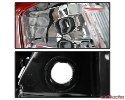 Xtune OE Left Driver Side Tail Lights With Red Clear Lens Honda Civic 2016 - ALT-JH-HC164D-OE-L