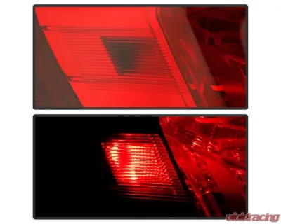 Xtune OE Left Driver Side Tail Lights With Red Clear Lens Honda Civic 2016 - ALT-JH-HC164D-OE-L