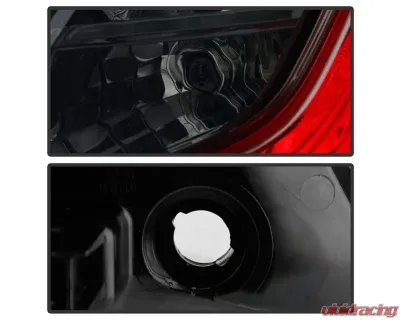 Xtune OE Tail Lights With Red Smoked Lens Honda Civic 2016 - ALT-JH-HC164D-OE-RS