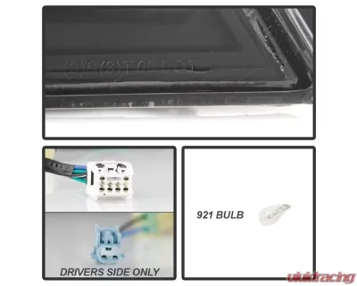 Xtune LED Light Tube Style Tail Lights With Black Lens Infiniti G37 | Q60 Coupe 2008-2015 - ALT-JH-IG37-2D-LBLED-BK