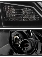 Xtune LED Light Tube Style Tail Lights With Black Smoked Lens Infiniti G37 | Q60 Coupe 2008-2015                                     - ALT-JH-IG37-2D-LBLED-BSM - Image 4