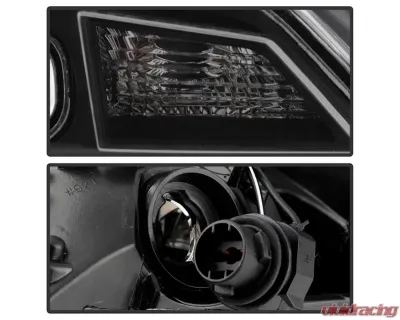 Xtune LED Light Tube Style Tail Lights With Black Smoked Lens Infiniti G37 | Q60 Coupe 2008-2015 - ALT-JH-IG37-2D-LBLED-BSM