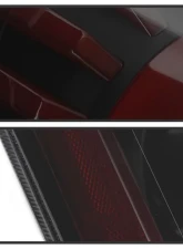 Xtune LED Light Tube Style Tail Lights With Black Smoked Lens Infiniti G37 | Q60 Coupe 2008-2015                                     - ALT-JH-IG37-2D-LBLED-BSM - Image 5