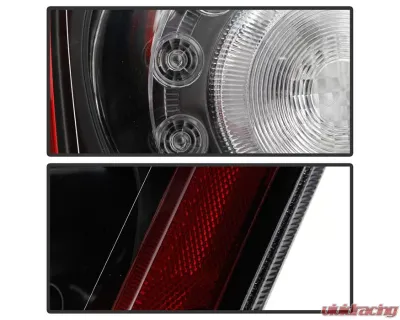 Xtune OEM Style Tail Lights With Black Lens Infiniti G37 Coupe | Q60 2008-2015 - ALT-JH-IG3708-OE-BK