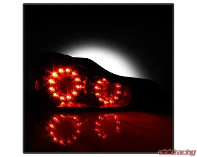 Xtune OEM Style Tail Lights With Black Lens Infiniti G37 Coupe | Q60 2008-2015 - ALT-JH-IG3708-OE-BK