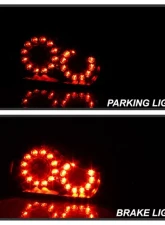 Xtune OEM Style Tail Lights With Black Lens Infiniti G37 Coupe | Q60 2008-2015                                     - ALT-JH-IG3708-OE-BK - Image 10
