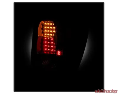 Xtune LED Tail Lights With Black Lens Jeep Grand Cherokee 1999-2004 - ALT-JH-JGC99-LED-BK