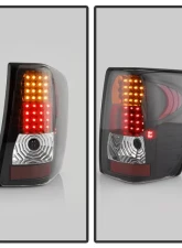Xtune LED Tail Lights With Black Lens Jeep Grand Cherokee 1999-2004                                     - ALT-JH-JGC99-LED-BK - Image 8