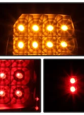 Xtune LED Tail Lights With Black Lens Jeep Grand Cherokee 1999-2004                                     - ALT-JH-JGC99-LED-BK - Image 9
