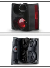 Xtune Euro Style Tail Lights With Red Smoked Lens Land Rover Range Rover 2006-2009                                     - ALT-JH-LRRR06-RS - Image 2