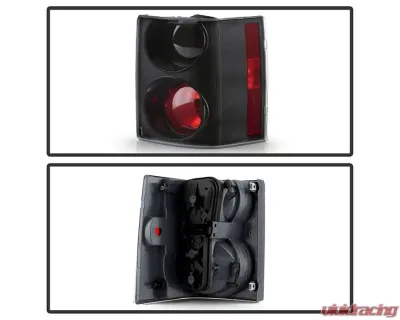 Xtune Euro Style Tail Lights With Red Smoked Lens Land Rover Range Rover 2006-2009 - ALT-JH-LRRR06-RS