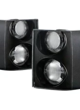 Xtune Euro Style Tail Lights With Clear Lens Land Rover Range Rover 2006-2009                                     - ALT-JH-LRRRS06-CL - Image 7