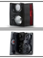 Xtune Euro Style Tail Lights With Clear Lens Land Rover Range Rover 2006-2009                                     - ALT-JH-LRRRS06-CL - Image 2