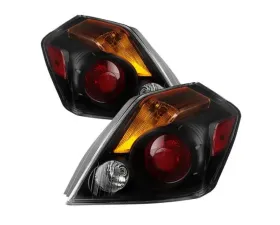 Xtune OEM Style Tail Lights With Black Lens Nissan Altima Sedan & Hybrid 2007-2012