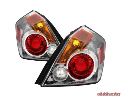 Xtune OE Style Tail Lights With Chrome Lens Nissan Altima Sedan & Hybrid 2007-2012 - ALT-JH-NA07-4D-OE-C