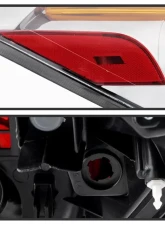Xtune OE Style Tail Lights With Chrome Lens Nissan Altima Sedan & Hybrid 2007-2012                                     - ALT-JH-NA07-4D-OE-C - Image 4