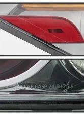 Xtune OEM Left Driver Side Tail Lights Nissan Altima 2007-2012                                     - ALT-JH-NA07-4D-OE-L - Image 3