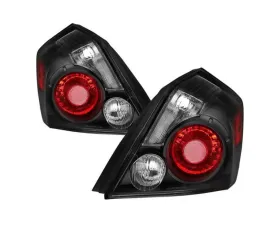 Xtune OEM Smoke Signal Tail Lights With Black Lens Nissan Altima 4Dr 2007-2012