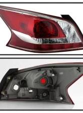 Xtune OEM Left Driver Side Tail Lights Nissan Altima 2013-2015                                     - ALT-JH-NA13-4D-OE-L - Image 2