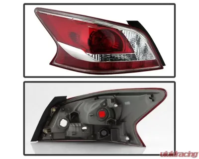 Xtune OEM Left Driver Side Tail Lights Nissan Altima 2013-2015 - ALT-JH-NA13-4D-OE-L
