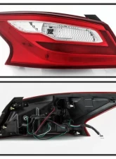 Xtune OEM Outer Left Driver Side Tail Light Nissan Altima 2016-2018                                     - ALT-JH-NA16-4D-OE-OL - Image 2