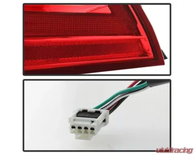 Xtune OEM Outer Left Driver Side Tail Light Nissan Altima 2016-2018 - ALT-JH-NA16-4D-OE-OL