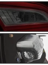 Xtune OE Tail Lights With Red Smoked Lens Nissan Altima 2016-2018                                     - ALT-JH-NA16-4D-RSM - Image 4