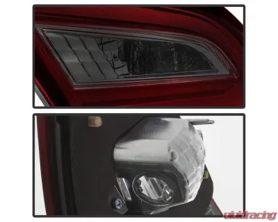 Xtune OE Tail Lights With Red Smoked Lens Nissan Altima 2016-2018 - ALT-JH-NA16-4D-RSM