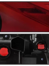 Xtune OE Tail Lights With Red Smoked Lens Nissan Altima 2016-2018                                     - ALT-JH-NA16-4D-RSM - Image 5