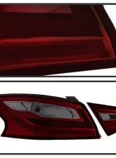 Xtune OE Tail Lights With Red Smoked Lens Nissan Altima 2016-2018                                     - ALT-JH-NA16-4D-RSM - Image 7