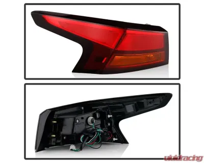 Xtune OE Outer Left Halogen Tail Light Nissan Altima 2019-2020 - ALT-JH-NA19-4D-OE-OL