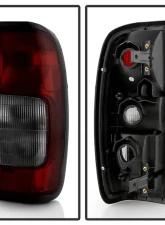 Xtune OEM Style Tail Lights With Red Smoked Lens Nissan Frontier 2000-2004                                     - ALT-JH-NF00-OE-RSM - Image 2