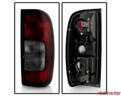 Xtune OEM Style Tail Lights With Red Smoked Lens Nissan Frontier 2000-2004 - ALT-JH-NF00-OE-RSM