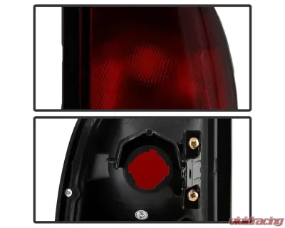 Xtune OEM Style Tail Lights With Red Smoked Lens Nissan Frontier 2000-2004 - ALT-JH-NF00-OE-RSM