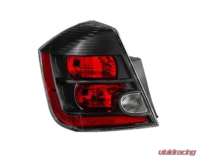Xtune OEM Left Driver Side Tail Lights Nissan Sentra 2.5L 2007-2009 - ALT-JH-NS07-OE-BK-L