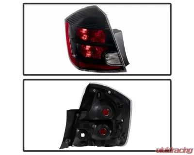 Xtune OEM Left Driver Side Tail Lights Nissan Sentra 2.5L 2007-2009 - ALT-JH-NS07-OE-BK-L