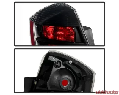 Xtune OEM Left Driver Side Tail Lights Nissan Sentra 2.5L 2007-2009 - ALT-JH-NS07-OE-BK-L
