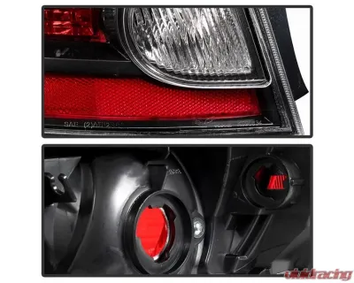 Xtune OEM Left Driver Side Tail Lights Nissan Sentra 2.5L 2007-2009 - ALT-JH-NS07-OE-BK-L