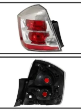Xtune OEM Left Driver Side Tail Lights Nissan Sentra 2.0L 2007-2009                                     - ALT-JH-NS07-OE-RC-L - Image 2
