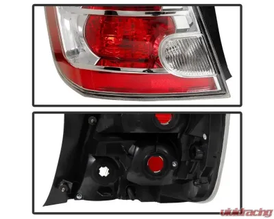 Xtune OEM Left Driver Side Tail Lights Nissan Sentra 2.0L 2007-2009 - ALT-JH-NS07-OE-RC-L