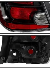 Xtune OEM Left Driver Side Tail Lights Nissan Sentra SR | SE-R | Spec-V 2010-2012                                     - ALT-JH-NS10-OE-BK-L - Image 4