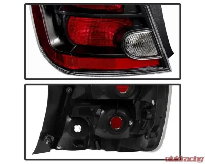 Xtune OEM Left Driver Side Tail Lights Nissan Sentra SR | SE-R | Spec-V 2010-2012 - ALT-JH-NS10-OE-BK-L