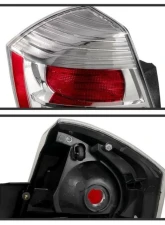 Xtune OEM Left Driver Side Tail Lights Nissan Sentra L4 2.0L 2010-2012                                     - ALT-JH-NS10-OE-RC-L - Image 3