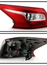 Xtune OE Outer Left Driver Side Tail Lights Nissan Sentra 2016-2018                                     - ALT-JH-NS16-OE-OL - Image 2