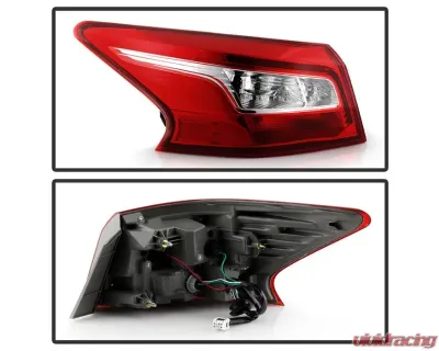 Xtune OE Outer Left Driver Side Tail Lights Nissan Sentra 2016-2018 - ALT-JH-NS16-OE-OL