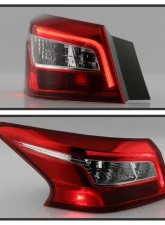 Xtune OE Outer Left Driver Side Tail Lights Nissan Sentra 2016-2018                                     - ALT-JH-NS16-OE-OL - Image 6